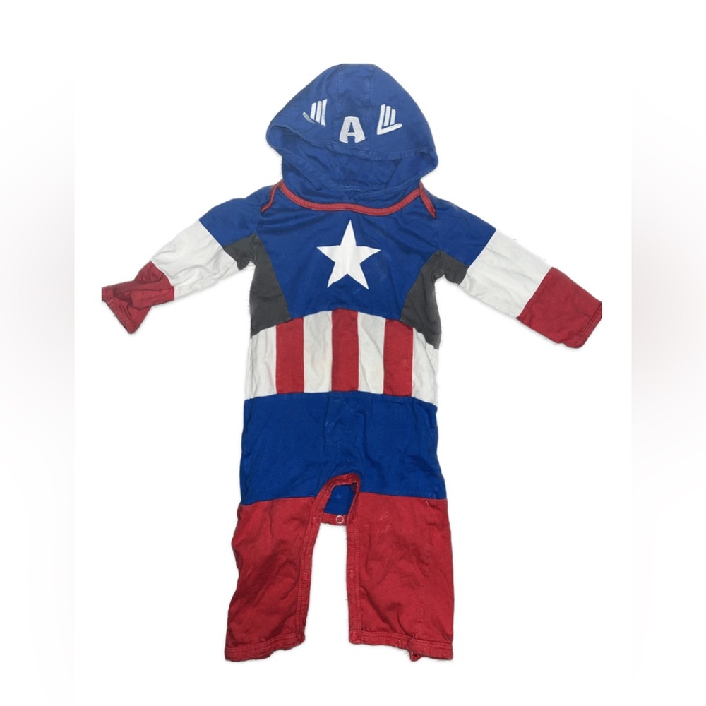 Captain America One Piece Outfit 24m